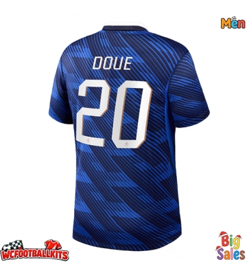 France Desire Doue #20 Replica Home Stadium Shirt World Cup 2026 Short Sleeve